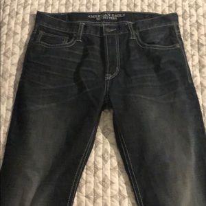 American Eagle original boot cut denim jeans.